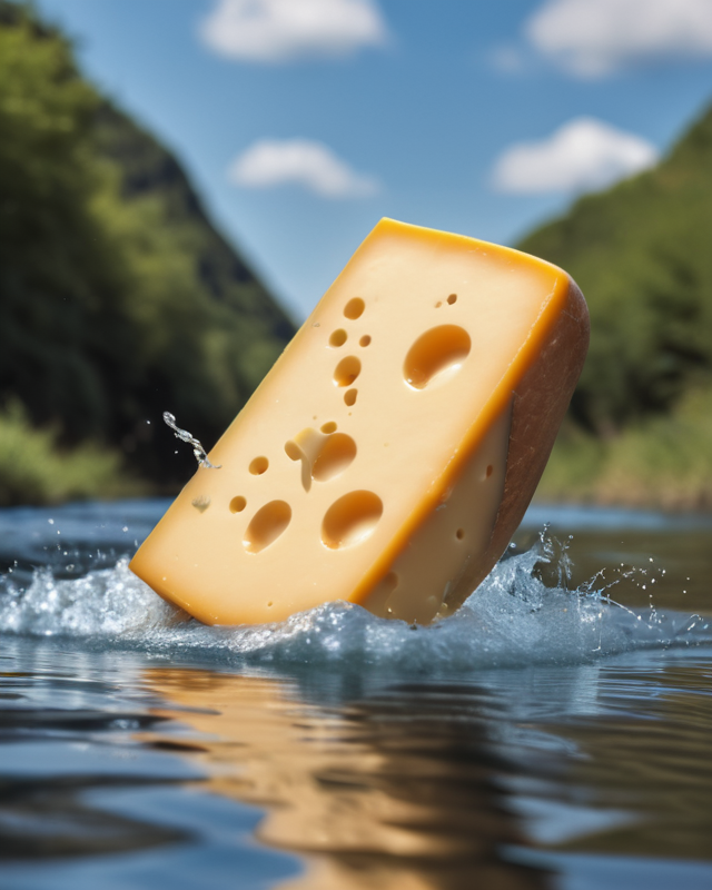 cheese or river